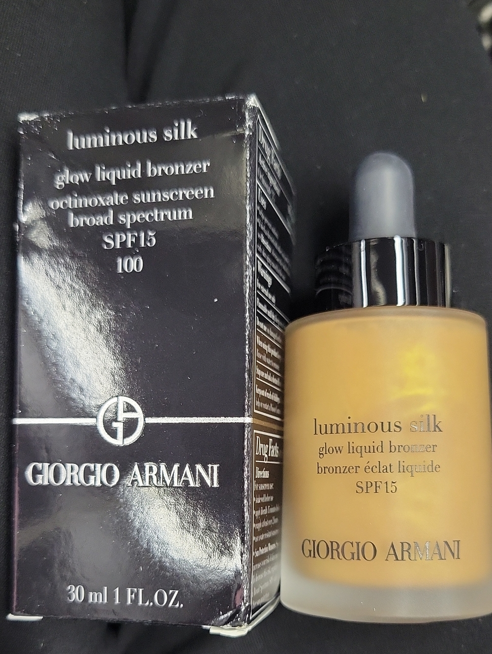 Giorgio Armani Luminous Silk Glow Liquid Bronzer SPF15 - 100 (Golden Tan)